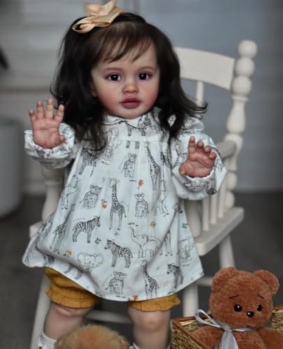 Muñeca Reborn Realista Bebé Niña 26 Pulgadas miniatura 1