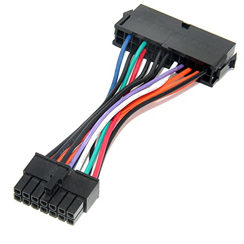 F36S Strömkabel adapter för Lenovo och Medion – 24-pin till 14-stifts, 13 cm, ATX-strömförsörjning till moderkortet