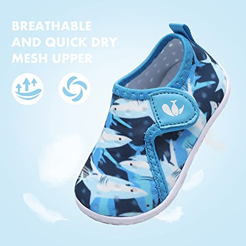 Image of FEETCITY Boys Girls Water Shoes Kids Aqua Socks Quick Dry Barefoot for Beach Swimming Pool