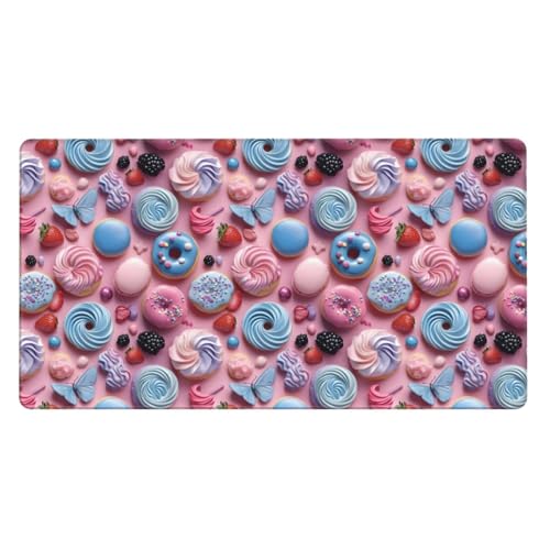 Tapis de souris pour clavier PC au motif beignet idéal pour embellir votre bureau