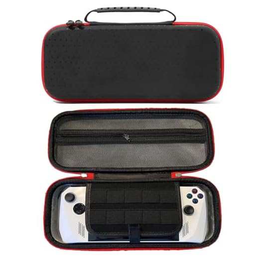 Case Compatível Com Asus Rog Ally X e Nintendo Switch Com Controles Maiores Linyuvo, Iine, Stellar Hori Split Pro, Maleta Estojo Bolsa EVA Rígida - 123Games