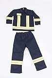 Original von MIH - Medical Kinder Feuerwehranzug SET - Karneval - Fasching - Feuerwehrmann (116/128) MIH-Medical