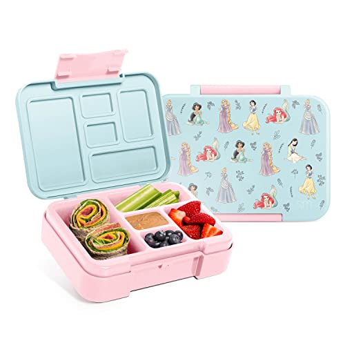 Image of Simple Modern Disney Bento Lunch Box for Kids | BPA Free, Leakproof, Dishwasher Safe | Lunch Container for Girls, Toddlers | Porter Collection | 5 Compartments | Princess Royal Beauty