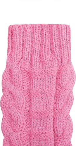 Lucky 100% Baby Alpaca Socks for Men & Women, Unisex Handmade Cozy Winter Warm Gear, Breathable Soft Comfy Foot Clothing (Pink-Small)3