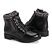 MUK LUKS LUKEES Women's Hiker Alps Boots Fashion, Black, 9