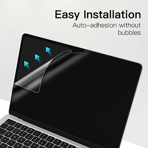 Image of JETech Screen Protector Guard for MacBook Air 15-Inch (M2-M5, 2023-2026), Anti-Glare PET Matte Film, Anti-Fingerprint, 2-Pack