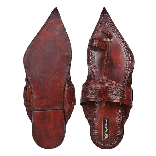 Image of Kolhapuri Chappal for Men|Kolhapuri Slippers for Men|Kolhapuri Shoes for Men|Leather Slippers for Men|Wedding Slippers for Men-A1