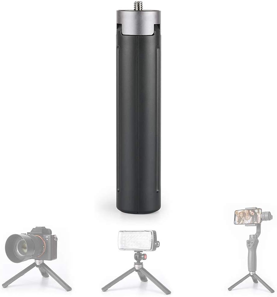 Honbobo PGYTECH Mini Tripod Stand for DJI OM 4/Gopro 9 8/DJI Osmo Action, Smooth 4, Osmo Mobile, Vimble 2, Gimble Handle Grip Stabilizer and All Cameras