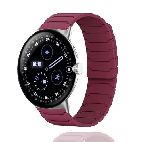 [AnnTec] For Google Pixel Watch 4 / 3 45mm Pixel Watch 4 / 3 / 2 / 1 41mm �o���h �����x���g �R���p�`�u�� �O�[�O���s�N�Z�� �E�H�b�` �����o���h �ւ��x���g �V���R���� �}�O�l�b�g