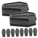 Cercueils de collation d'halloween - conception polyvalente, il peut utilisé comme ornement de festival, ou comme boîte-cadeau de fête, petits ornements de cercueil