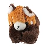 TOYANDONA Pulsera de Muñeca de Peluche Animal Adorable para Fiestas Diseño de Mapache Suave y Resistente Brazalete Slap Cómodo y Duradero para Aula y Decorativo