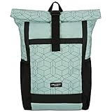 VIELE FÄCHER: Neben einem gepolsterten Laptopfach sind im Hauptfach kleine Fächer für Kleinigkeiten und Stifte. Zusätzlich befinden sich an beiden Seiten Einsteckfächer und weitere Reißverschlussfächer auf der Frontseite sowie an der Rückseite für Wertsachen