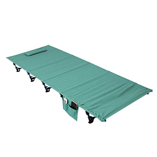 Ultralight Portable Folding Single Camp Bed Travel Cot Tent Bed Aluminium Alloy Metal