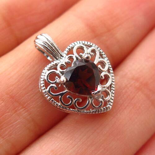 925 Sterling Silver Red Glass Heart Design Pendant Women Bracelets Ankle Sterling Jewelry Making Charms Rings Halloween Christmas