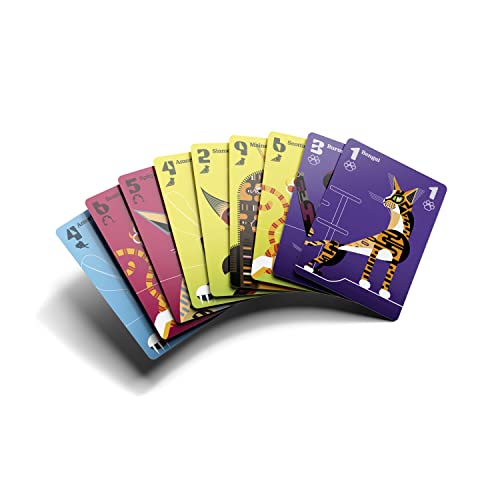 Juego de Cartas 9 Lives: Tricking Taking — Juego de Mesa para 3-4 Jugadores, Tiempo de Juego 40 Minutos miniatura 6