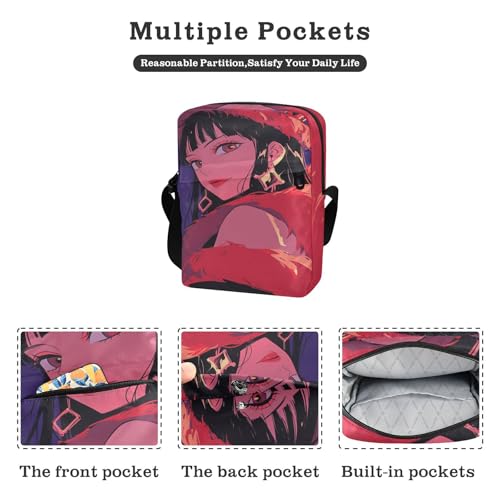 Beauty Red Sexy messenger bags for women shoulder bag men women's crossbody handbags Adjustable Strap for Outdoor Daily Shopping2