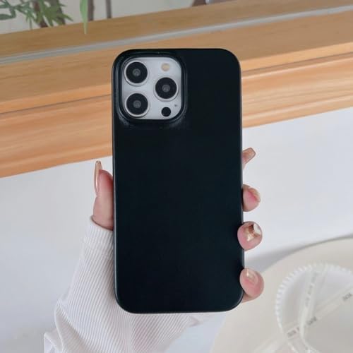 Coque antichoc iPhone 11 en cuir noir sans cadre pour une protection ultra-mince optimale