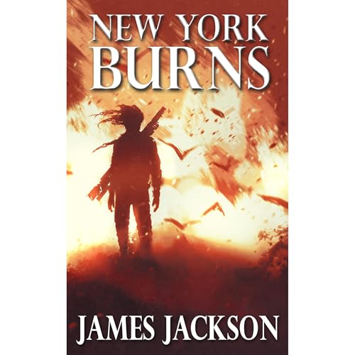 New York Burns Audiolibro Por James Jackson arte de portada