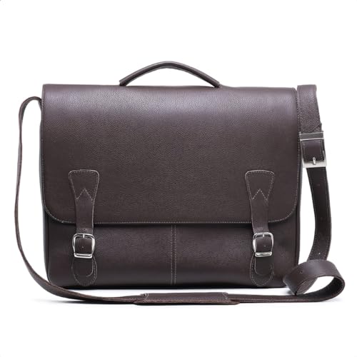 Bolsa maleta pasta de mão couro legitimo masculina notebook 15 polegadas medico advogado dentista motoboy