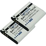 2 x Dot.Foto LI-50B, LI-50BA, LI-50BB Premium 3.7v / 925mAh Akku für Olympus