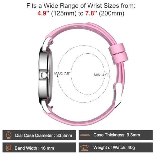 Kids Watch Analog Watch Childrens Toddler Watch for Kid 8-12 Tell Time Watch Easy to Read Teaching Watch Time Learning Study Time Teacher Watch Back to School Gift Christma4