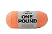 Caron  One Pound Solids Yarn - (4) Medium Gauge 100% Acrylic - 16 oz -  Peach- For Crochet, Knitting & Crafting  ( 1 Piece )