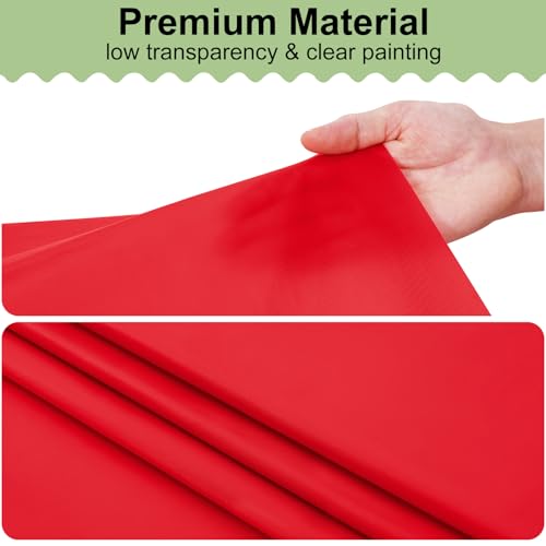 Image of misaya 12 Packs Disposable Plastic Table Cloth, 84 inch Round Waterproof Tablecloth, Leakproof & Sturdy Decorative Table Covers for Picnic, Party, Outdoor and Back to School, Red