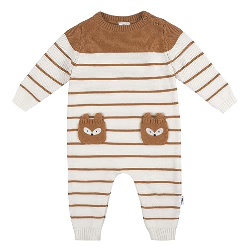 Image of Gerber Baby Boys Sweater Knit Romper Jumpsuit