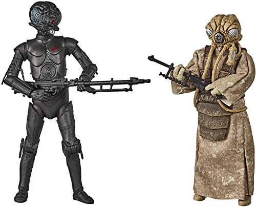 STAR WARS The Black Series 4-LOM and Zuckuss Toys 6-Inch-Scale The Empire Strikes Back Collectible Figures 2-Pack (Amazon Exclusive)