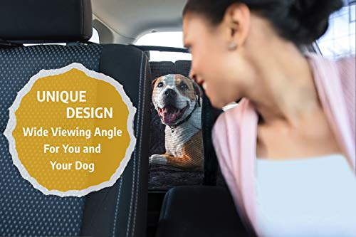 image for Meadowlark Premium Hammock Dog Car Seat Cover for Back Seat w/Mesh Win