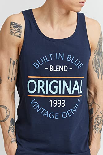 Blend BHAlvarez tanktop voor heren, basic spiershirt met ronde hals - Image 6