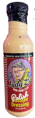 Judy Z's Polish Russian Dressing, Artisanal Salad Dressing, 12 fl oz