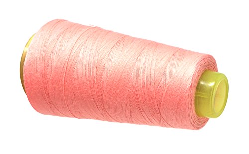 Image of Mandala Crafts Blush Mercerized Cotton Thread Cones, Sewing Quilting | 2400 Yds 50 WT, 100% Long Staple Cotton, Multipurpose, for Embroidery, Piecing, Sergers, Applique, Machine and Hand Sewing