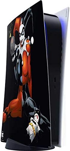 Skinit Decal Gaming Skin Compatible with PS5 Digital Edition Console - Officially Licensed DC Comics Harley Quinn Puddin Design