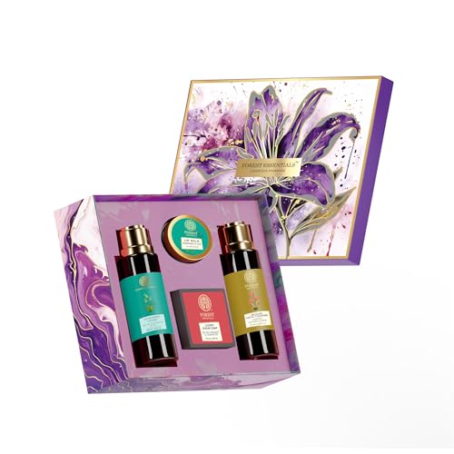 Forest Essentials Mini Delights Gift Box | Skincare Gift Set for Face & Body | Miniatures for Travel & Gifting | Birthday & Anniversary Gifts