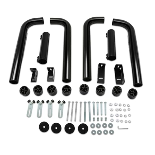 Estribos Running Boards para SUV y Camionetas Negra miniatura 2