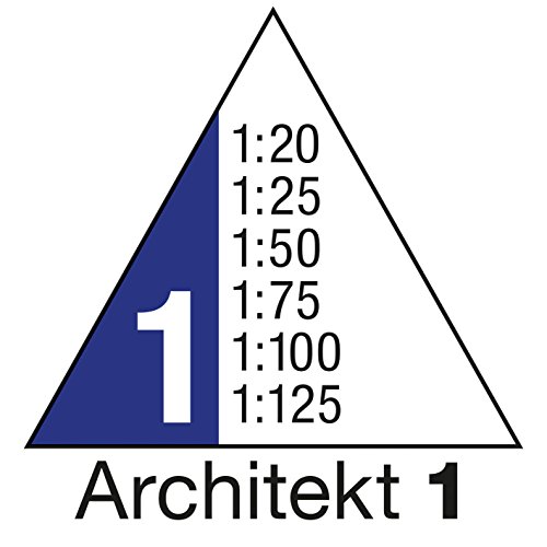 Echelle de reduction triangulaire WEDO 30cm graduations precises pour plans clairs - 7