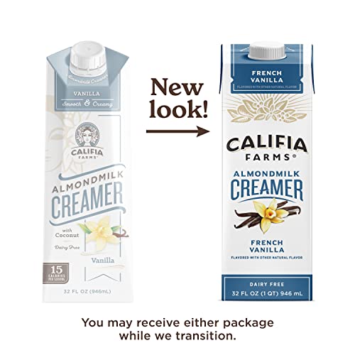 Califia Farms French Vanilla Almond Milk Coffee Creamer