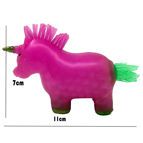 TOYANDONA 3Pcs Sensorial Fidget Brinquedo Espremer Brinquedo Unicórnio Em Forma TPR Prime Alívio Fid