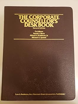 Hardcover The Corporate Counsellor's Deskbook Book
