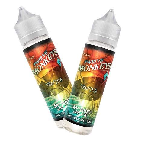2 x 50ml TROPIKA von Twelve Monkeys Premium E-Liquid ohne Nikotin