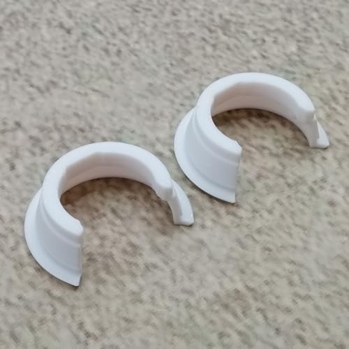 ULEIVA Ersatz Klemmbuchse 2 Stck Weiss kompatibel mit Brötje 562454 Heizkörper Seitenverkleidung