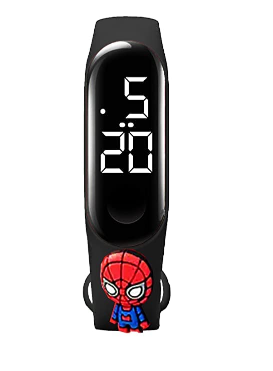 Truvic Digital Unisex Child Watch (Black Dial Multi Colored Strap) (B0B65K72F1) Amazon Price History, Amazon Price Tracker