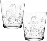 Iittala Taika Etched Glass Tumblers (Set of 2)