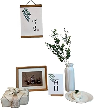 100 days backil baekil table set korean hanging banner Korean style backil party