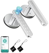 BAFUWEIY Fingerprint Door Lock, Fingerprint Door Knob Biometric Door Lock Smart Door Knob with Ap...