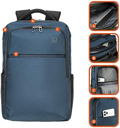 Tucano Luna Gravity Rugzak voor laptop, 39,6 cm (15,6 inch), compatibel met MacBook Pro 16, anti-zwaartekrachtsysteem met lastvermindering Tucano Luna Gravity Rugzak voor laptop, 39,6 cm (15,6 inch), compatibel met MacBook Pro 16, anti-zwaartekrachtsysteem met lastvermindering