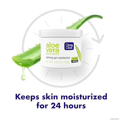 Clean & Clear 00381371196067 Aloe Vera Calming Gel Acne Facial Moisturizer thumb #3