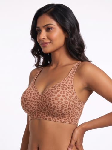 Image of JellyLift Seamless Wireless Jelly Bra for Women | No Underwire, Deep V Invisible T-Shirt Bra | 360 Jelly Support, Adjustable Straps | S-3XL