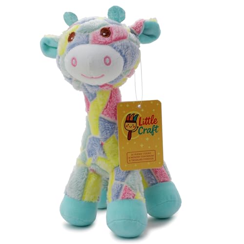 Image of Soft Multi Color Giraffe Plush Toy for Kids Stuffed Toy with Cute Hug-Friendly Plush for Babies, Toddlers & Children Safe, Lightweight & Easy to Clean (40CM)